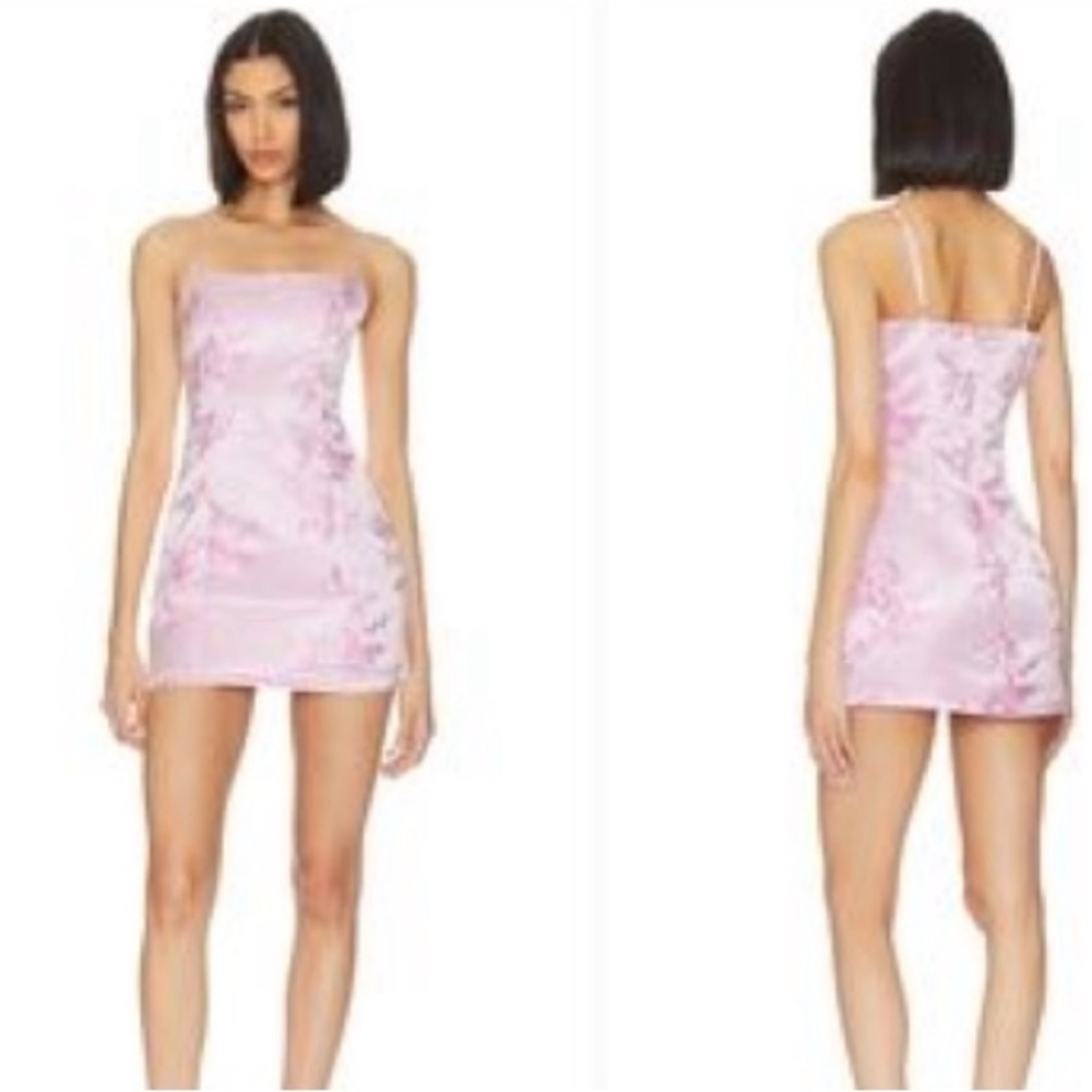 Superdown Pink mini floral dress
